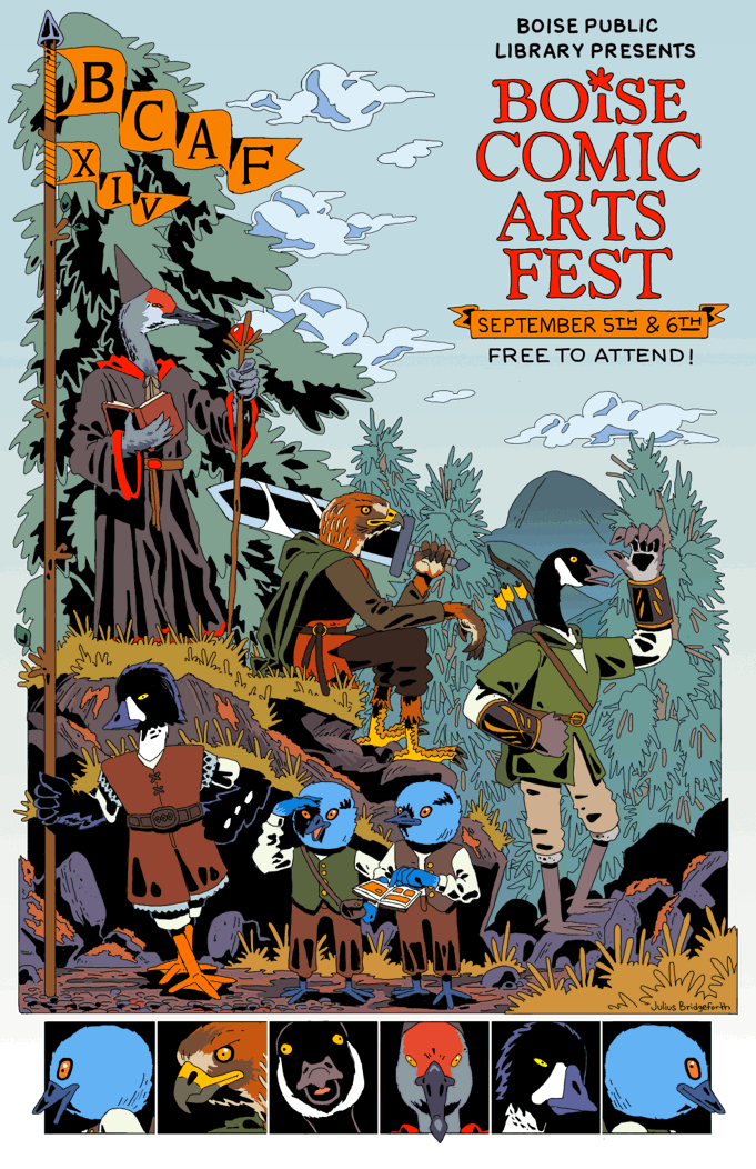 BCAF XIV Poster by Julius Bridgeforth.
