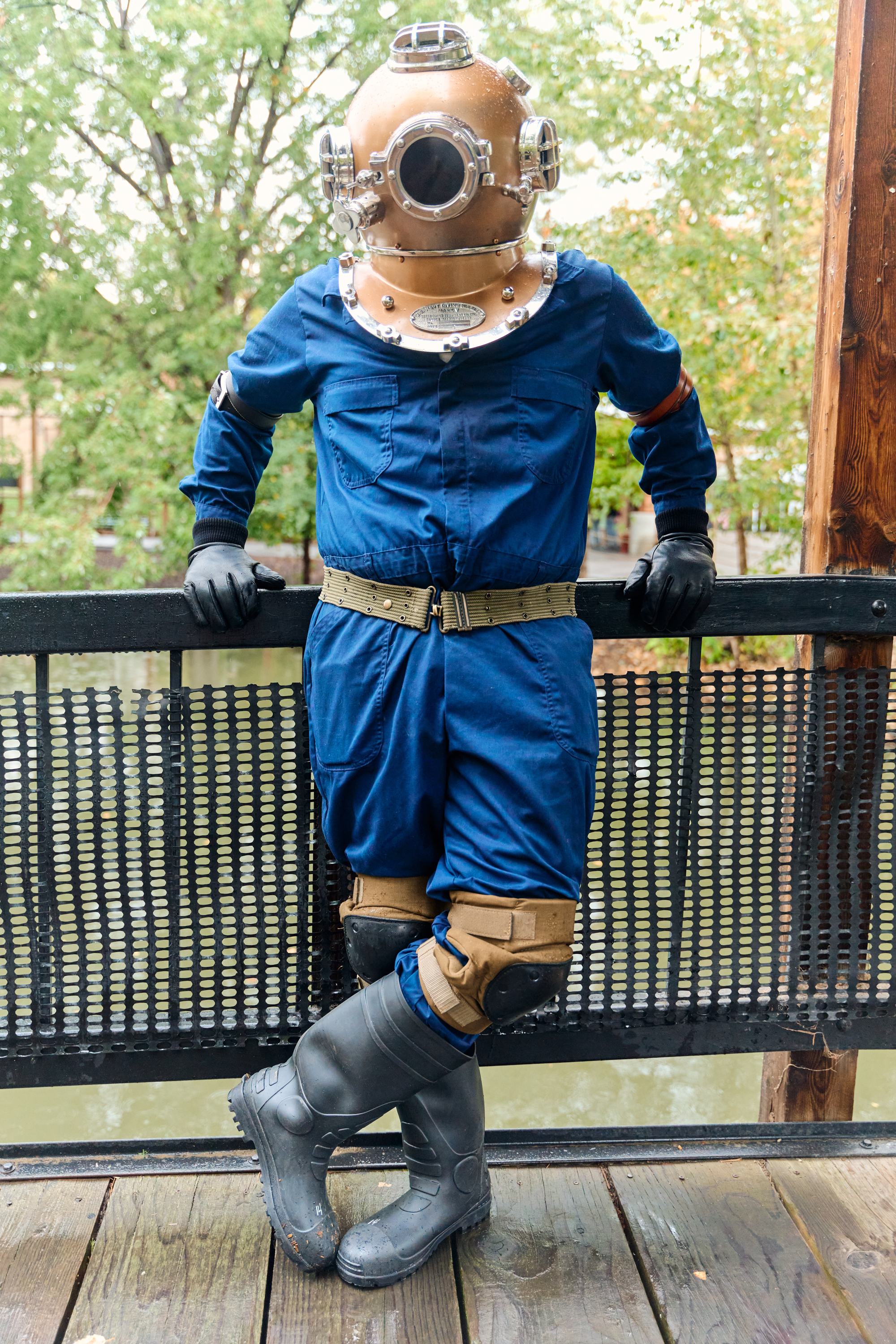 Deep sea diver cosplay