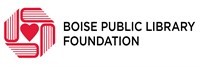Boise Public Library Foundation Logo, book edges encircling heart symbol