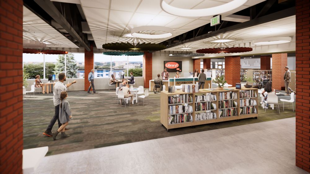 First Floor Looking To Info Desk Feb26